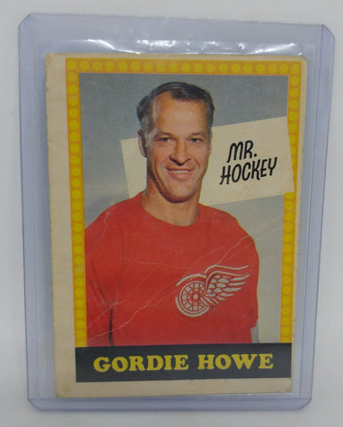 1969-70 O-Pee-Chee Mr Hockey Gordie Howe Numbered Card