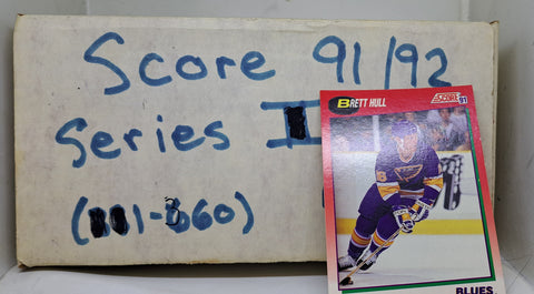 1991-92 Score (Canadian Red)  Series 1 Base Set (1-360)