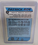 1986-87 O-Pee-Chee Patrick Roy Rookie Card