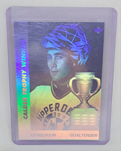 1991-92 Ed Belfour Upper Deck Calder Award Winner Hologram Card