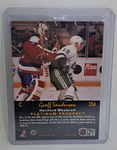 1991-92 Geoff Sanderson Pro Set Platinum Rookie Card