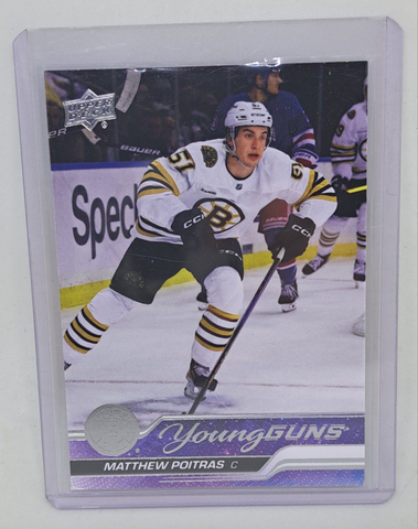 2023-24 Matthew Poitras Upper Deck Young Guns Rookie Card