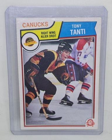 1983-84 O-Pee-Chee Tony Tanti Rookie Card