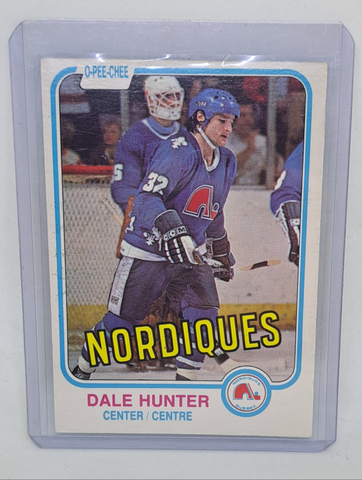 1981-82 O-Pee-Chee Dale Hunter Rookie Card