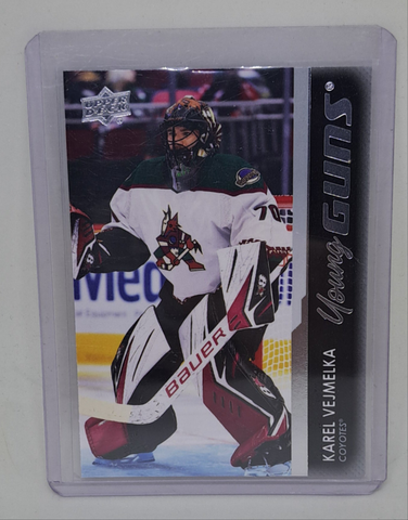 2021-22 Karel Vejmelka Upper Deck Young Guns Rookie Card