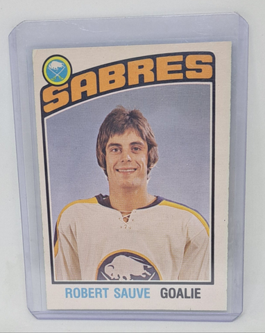 1976-77 O-Pee-Chee Robert Sauve Rookie Card