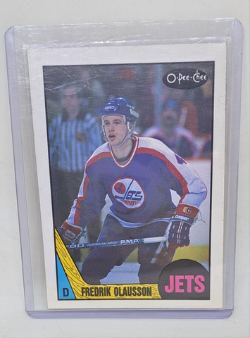 1987-88 O-Pee-Chee Fredrik Olausson Rookie Card