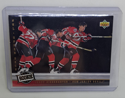 1993-94 Scott Niedermayer Upper Deck Rookie Team Card