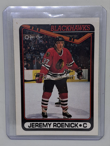 1990-91 O-Pee-Chee Jeremy Roenick Rookie Card