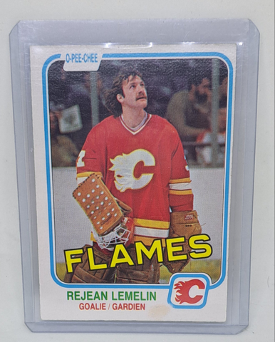 1981-82 O-Pee-Chee Rejean Lemelin Rookie Card