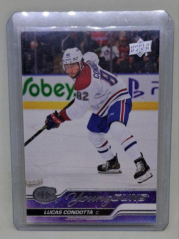 2023-24 Lucas Condotta Upper Deck Young Guns Rookie Card