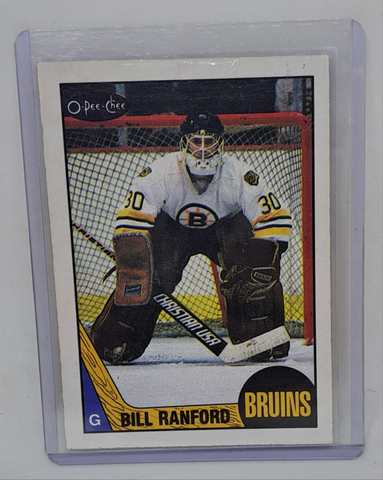 1987-88 O-Pee-Chee Bill Ranford Rookie Card