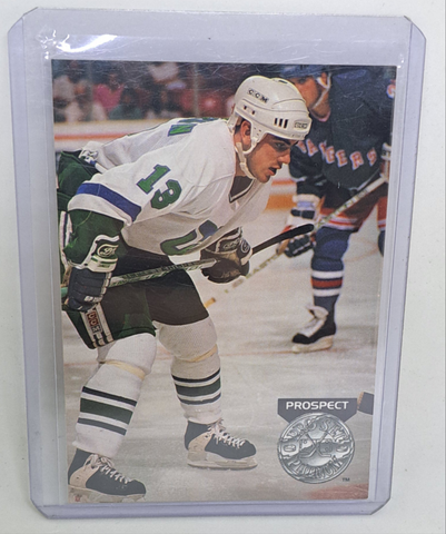 1991-92 Geoff Sanderson Pro Set Platinum Rookie Card
