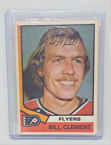 1974-75 O-Pee-Chee Bill Clement Rookie Card