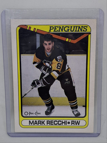 1990-91 O-Pee-Chee Mark Recchi Rookie Card