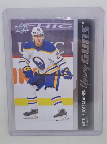 2021-22 Arttu Ruotsalainen Upper Deck Young Guns Rookie Card