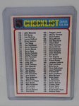 1978-79 O-Pee-Chee 2nd Series Checklist Card (unmarked)