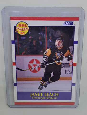 1990-91 Score Jamie Leach Rookie Card