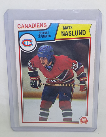 1983-84 O-Pee-Chee Mats Naslund Rookie Card
