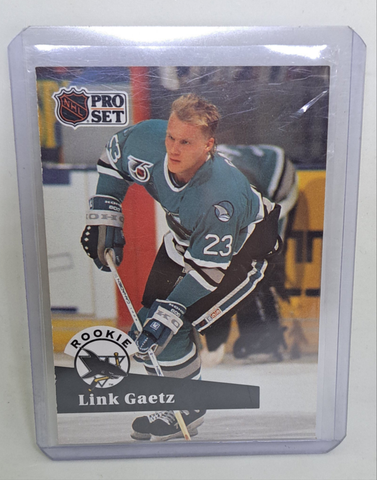 1991-92 Link Gaetz Pro Set Rookie Card
