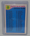 1985-86 O-Pee-Chee 2nd Series Checklist Card (unmarked)