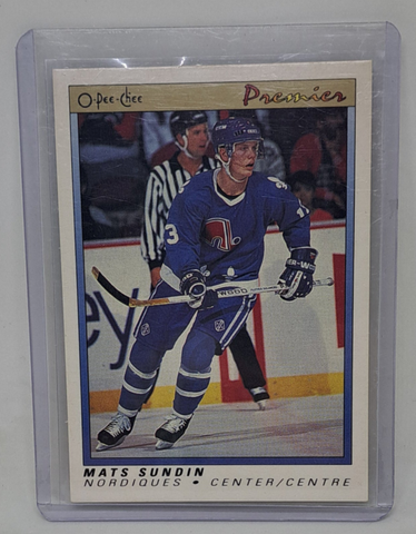 1990-91 Mats Sundin OPC Premier Rookie Card