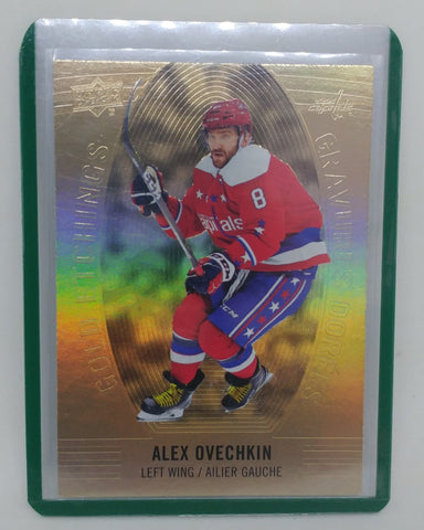2019-20 Alex Ovechkin Tim Hortons Gold Etching Card