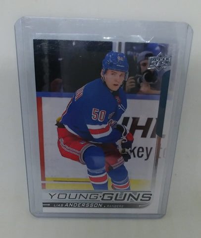 2018-19 Lias Andersson Upper Deck  Young Guns Rookie Card