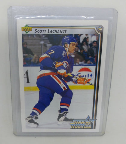 1992-93 Scott Lachance Upper Deck Star Rookie Card