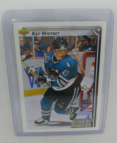 1992-93 Ray Whitney Upper Deck Star Rookie Card