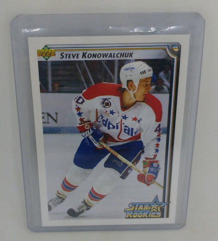 1992-93 Steve Konowalchuk Upper Deck Star Rookie Card