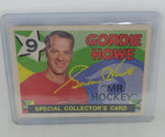 1971-72 Gordie Howe Retires Special Collector's Card