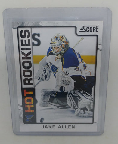 2012-13 Jake Allen Score Rookie Card