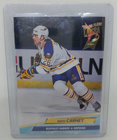 1992-93 Keith Carney Fleer Ultra Rookie Card