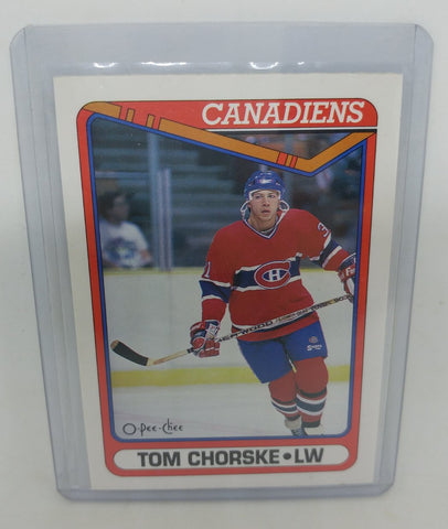 1990-91 Tom Chorske OPC Rookie Card