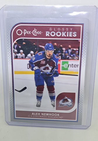 2021-22 Alex Newhook OPC Standard Glossy Rookie Card