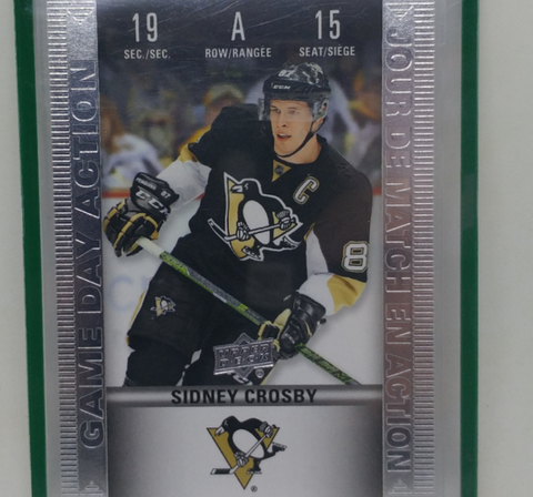 2019-20 Sidney Crosby Tim Hortons Game Day Action Card
